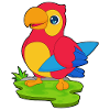 Parrot surf board Summer