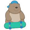 Bear Skater Skateboard