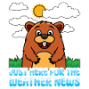 Cute Groundhog Weather Fun