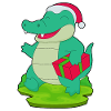 Crocodile Christmas Package