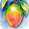 Mango Aquarell