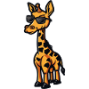 Giraffe Cool Comic