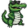 Alligator Cool Comic