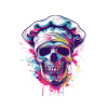 Koch Skull Chef
