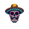Mexican Skull Sombrero