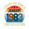 Legends Are Born In January 1983 Limited Edition