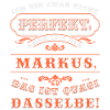 Morsom MARKUS for en navnedag med navn