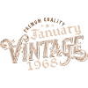 Januar 1968 | 1968 Januar Vintage Fødselsdag