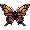 Bande dessinée papillon