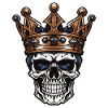 Skull King Crown