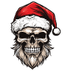 Santa Claus Skull