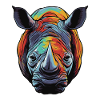 Rhino Portrait