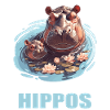 Nilpferd Flußpferd