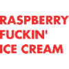 Raspberry Cream - Red Lettering