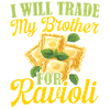 Hands off my ravioli motif