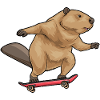 Beaver Skater Skateboard