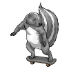 Skunk Skater Skateboard