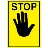 Stop Schild Logo