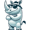 Rhino Comic Sunglasses