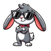 Bunny Comic Sunglasses
