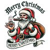 Merry Christmas Santa with Pleasure