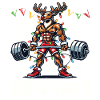 Muscle Renne Noël Gaindeer Fun