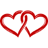 Hearts Love Symbol Couples