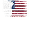 Saxophones American Flag