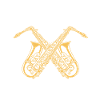 Saxophones Vitruvian Man