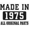 Made in 1975 - 50th Anniversary