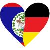 Belize Germany Heart