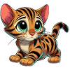 Bébé chat Bengal