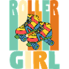 Retro Roller Mädchen