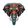 Elefant Porträt