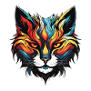 Cat Portrait Head