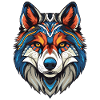 Husky Dog Portrait