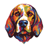 Beagle Dog Portrait