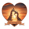 Forever Together: Herz-Design mit Giraffen
