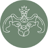 Bat in green circle