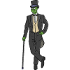 Alien in a suit