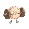 Beignet de bodybuilder