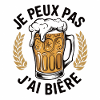 je peux pas j'ai bière