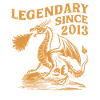 Legendary since 2013 Birthday Dragon Fantasy
