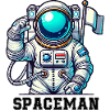 Spaceman Comic Astronaut
