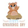 Happy Groundhog Day Design