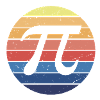 Math Pi Retro