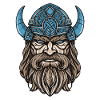 Wikinger Krieger Valhalla Odin