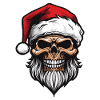 Santa Claus Skull