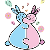 Hasenpärchen