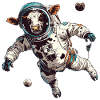 Vache dans l’espace
